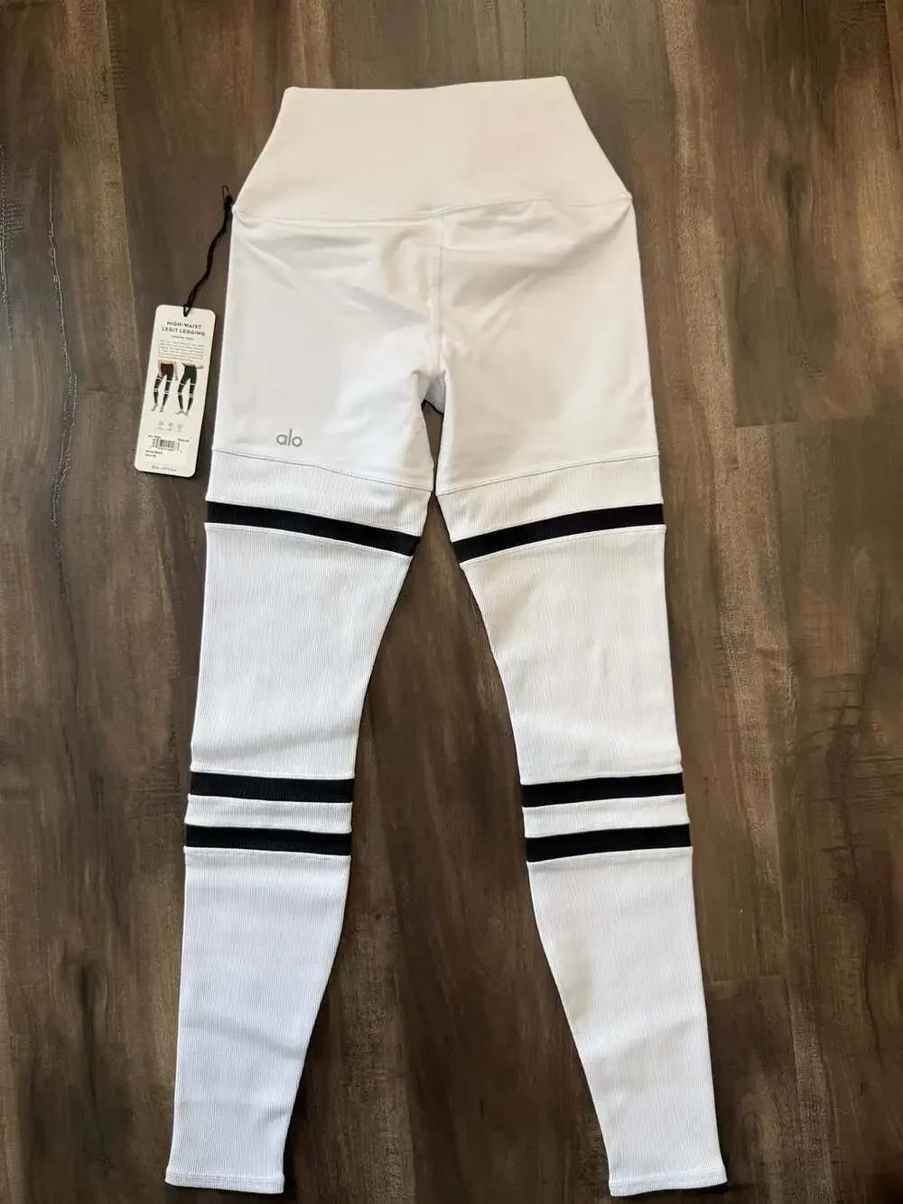 Alo Yoga High-Waist Legit Legging White/Black XS